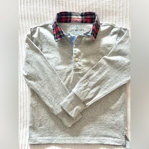 Crewcuts Holiday Long Sleeve Collared Shirt